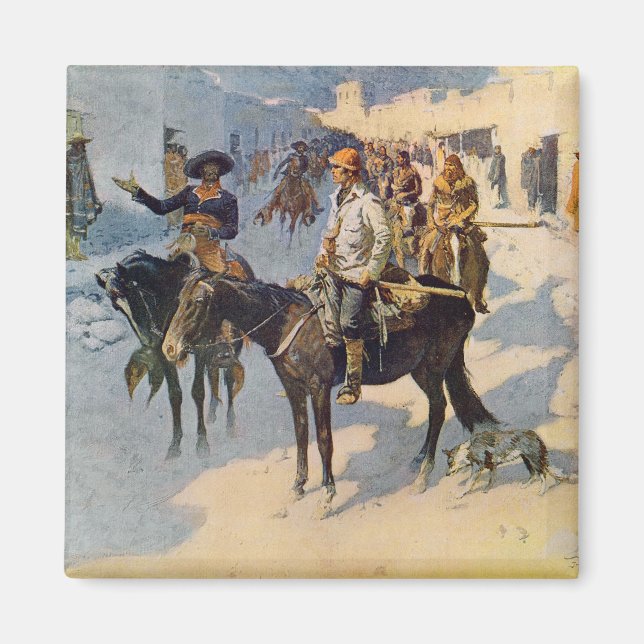 Zebulon Pike Entering Santa Fe Magnet (Vorne)