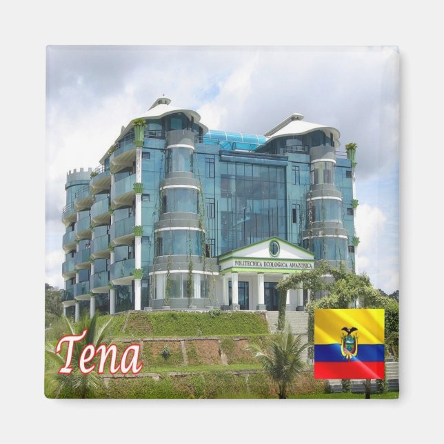 zEC005 TENA, Ecuador, Amerika, Kühlschrank Magnet (Vorne)