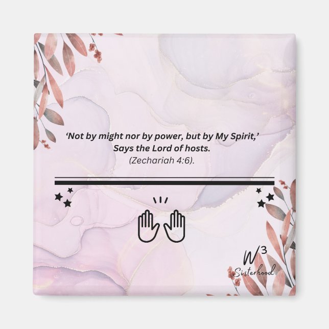 Zech 4:6 magnet (Vorne)