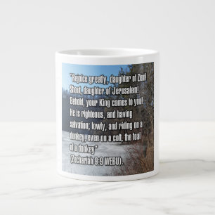 Zechariah 9:9 WEBU-Tasse Jumbo-Tasse