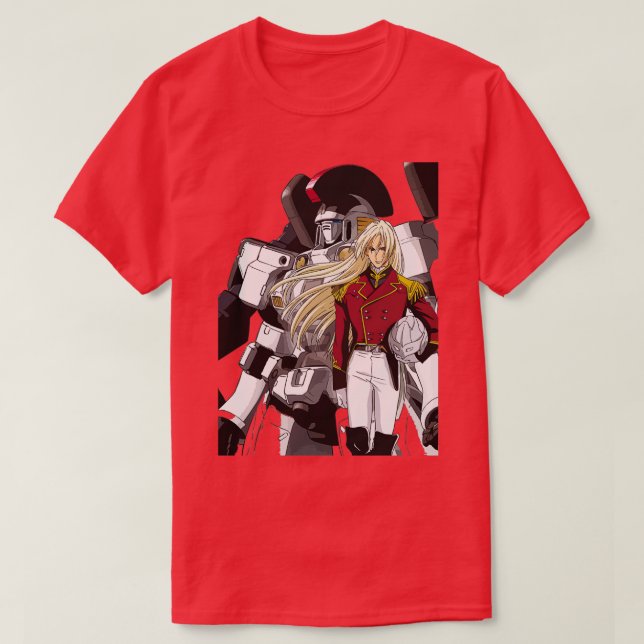 Zechs und Tallgeese Gundam Wing T-Shirt (Design vorne)