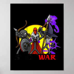 Zeckenkrieg - Atreyos, Magikill und Archidon im Poster