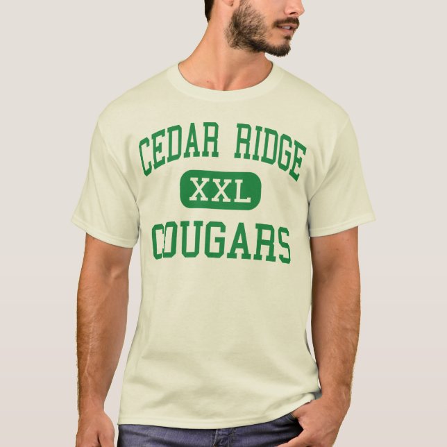 Zeder Ridge - Pumas - hoch - alte Brücke T-Shirt (Vorderseite)