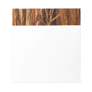 Zeder Textur Holzrinden-Look Notizblock