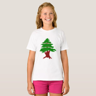 Zeder von Libanon Premium Patriotisches Bild T-Shi T-Shirt