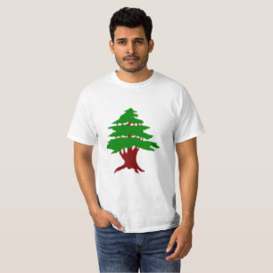 Zeder von Libanon Premium Patriotisches Bild T-Shirt