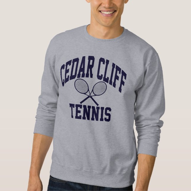 Zedern-Klippen-Tennis-Sweatshirt Sweatshirt (Vorderseite)