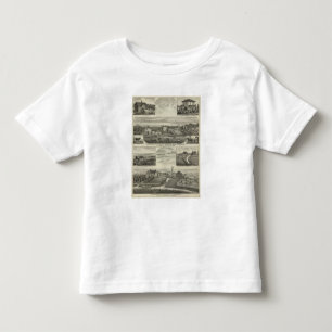 Zedern-Waldungs-Vorrat-Bauernhof und Kleinkind T-shirt