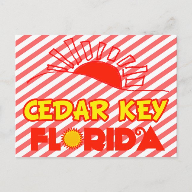 Zedernschlüssel, Florida Postkarte (Vorderseite)