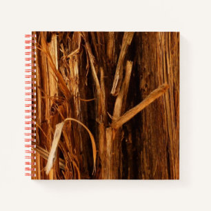 Zederntextur Holzrinden-Look Notizbuch