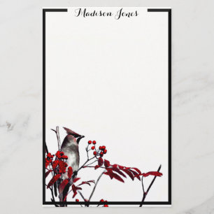 ZederWaxwing Briefpapier