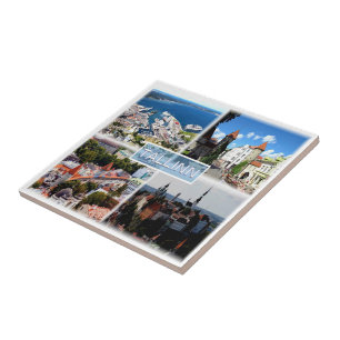 zEE005 TALLINN, Alte Stadt, Hafen, Estland Fliese