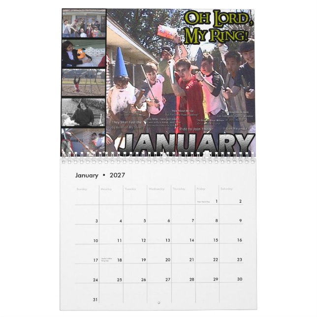 Zeeff Produktionen: Kalender 2010 (Jan 2027)