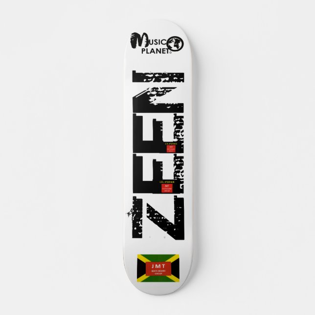 ZEEN Skateboard, 7¾ Zoll Deck Skateboard (Vorne)