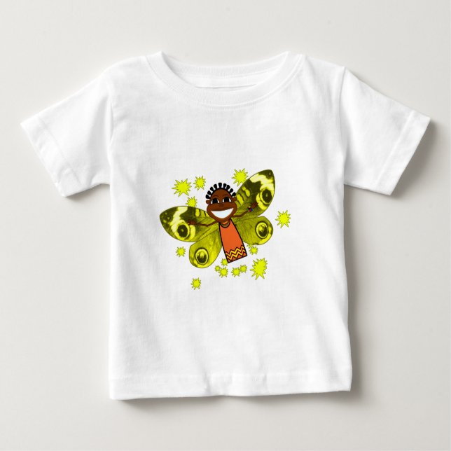 Zeena Lächeln Baby T-shirt (Vorderseite)