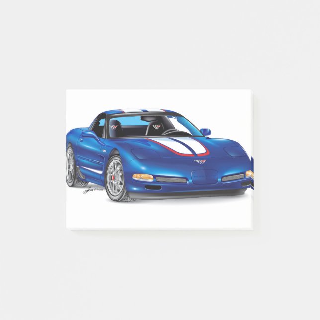 ZEEOSIX COLLECTIBLE AUTO ART POST-IT KLEBEZETTEL (Vorderseite)