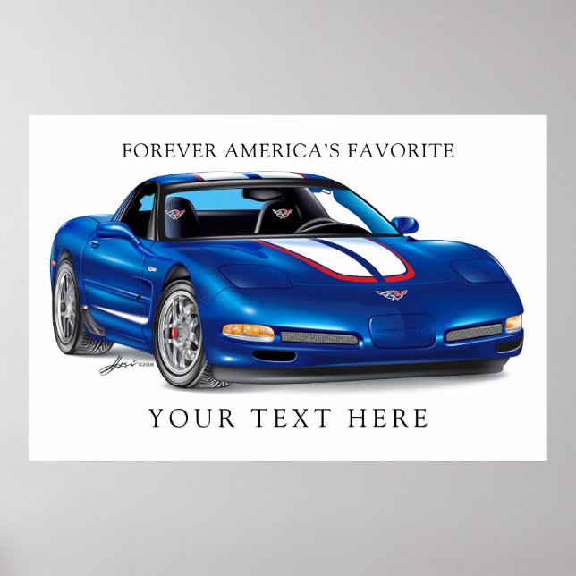 ZEEOSIX COLLECTIBLE AUTO ART POSTER (Vorne)