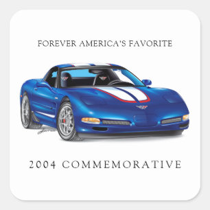 ZEEOSIX COLLECTIBLE AUTO ART QUADRATISCHER AUFKLEBER