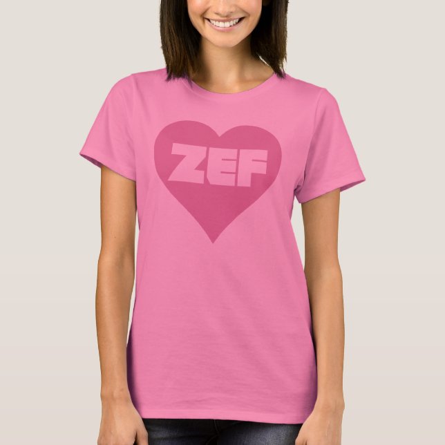 ZEF ROSA T-Shirt (Vorderseite)