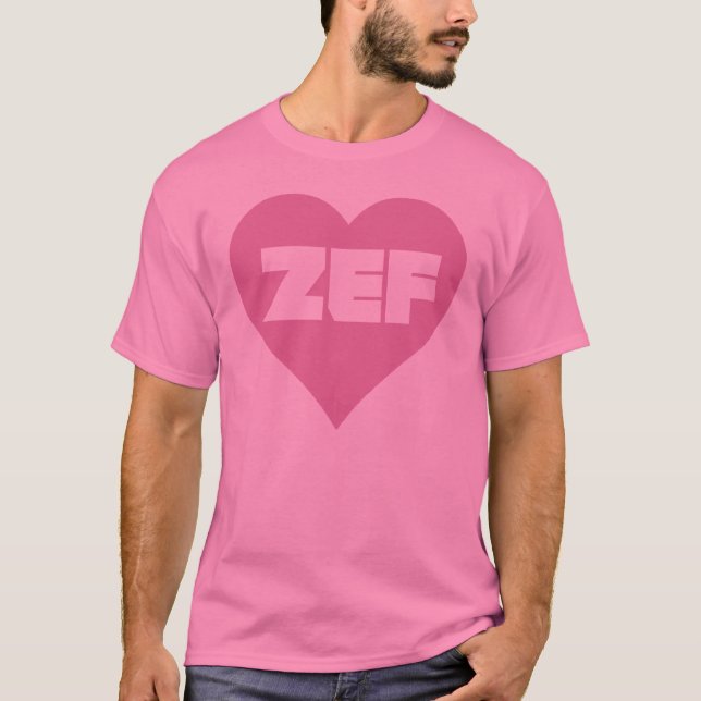 ZEF ROSA T-Shirt (Vorderseite)