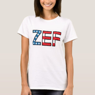 Zef Stern-u. Streifen-T-Shirt T-Shirt