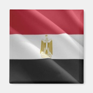 zEG002 EGYPT, Waving Flag, Afrika, Kühlschrank Magnet