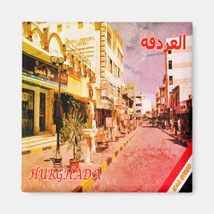 zEG012 HURGHADA, Rotes Meer, Ägypten, Afrika, Kühl Magnet