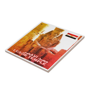 zEG029 EGYPT, Luxor Temple, Afrika, Kühlschrank Fliese