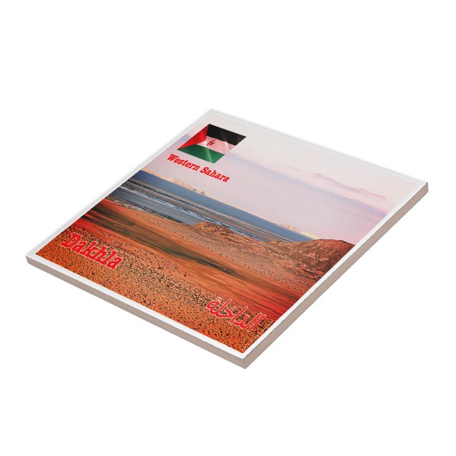 zEH003 DAKHLA, Western Sahara, Afrika, Fliese (Seite)