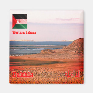 zEH003 DAKHLA, Western Sahara, Afrika, Kühlschrank Magnet