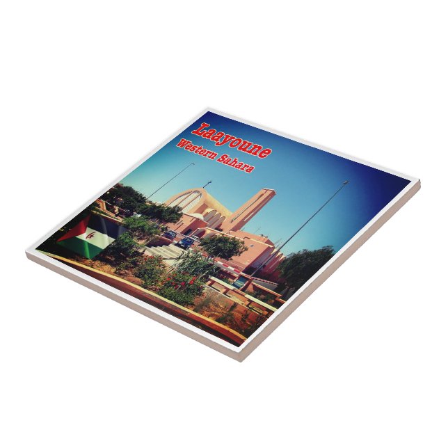 zEH004 LAAYOUNE, Western Sahara, Afrika, Fliese (Seite)