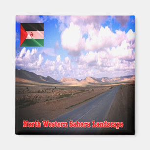 zEH005 NORDWESTERN SAHARA, Kühlschrank Magnet