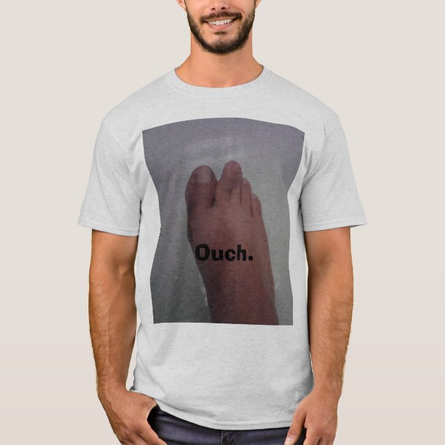 Zehe, autsch T-Shirt (Vorderseite)