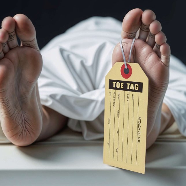 Zehenmarke Geschenkanhänger (Von Creator hochgeladen)