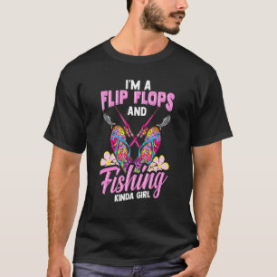 Zehenringe Und Angeln So Ein Mädchen Frauen Angeln T-Shirt