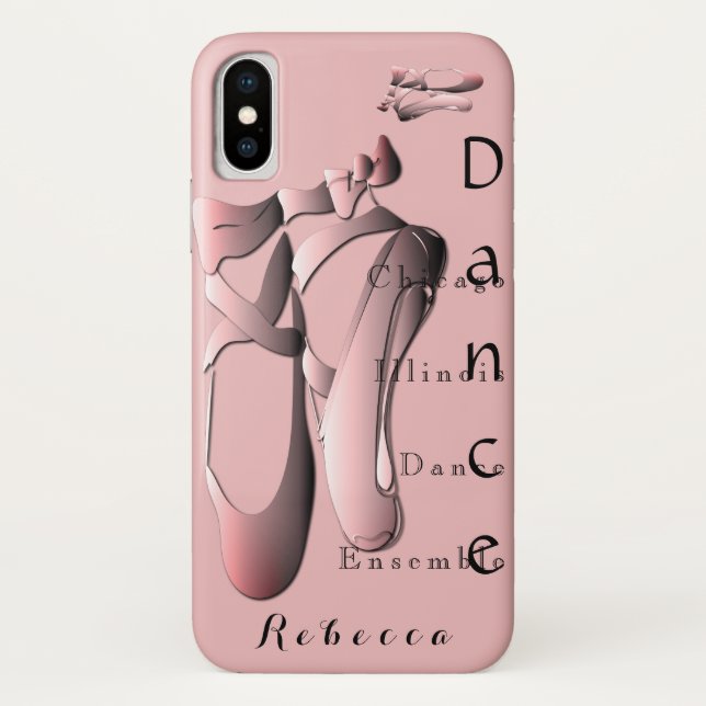 Zehenschuhe aus rosa Ballett Case-Mate iPhone Hülle (Rückseite)
