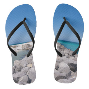 Zehensteg in der Mitte von Shell Island Flip Flops