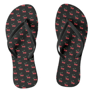 Zehensteg-Sandalen mit Kirschen Flip Flops