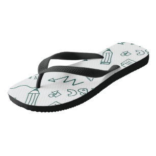 Zehenstegsandalen für Erwachsene, breite Riemen Flip Flops