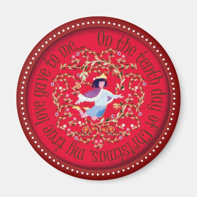 Zehn Aleaping Magnet (Vorne)