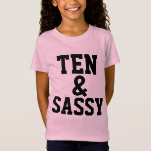 ZEHN ALTER (10) MÄDCHEN Geburtstag T - Shirt