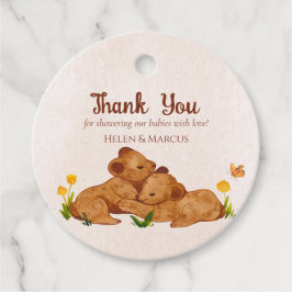 Zehn Babys geschlechtsneutral danke Geschenkanhänger