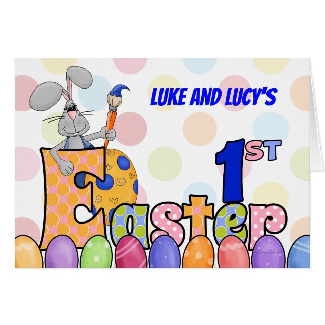 Zehn Babys Namen 1. Ostersonnige Malerei (Vorderseite (Horizontal))