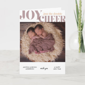 Zehn - Benutzerdefinierte Foto-Karte für das neue Feiertagskarte