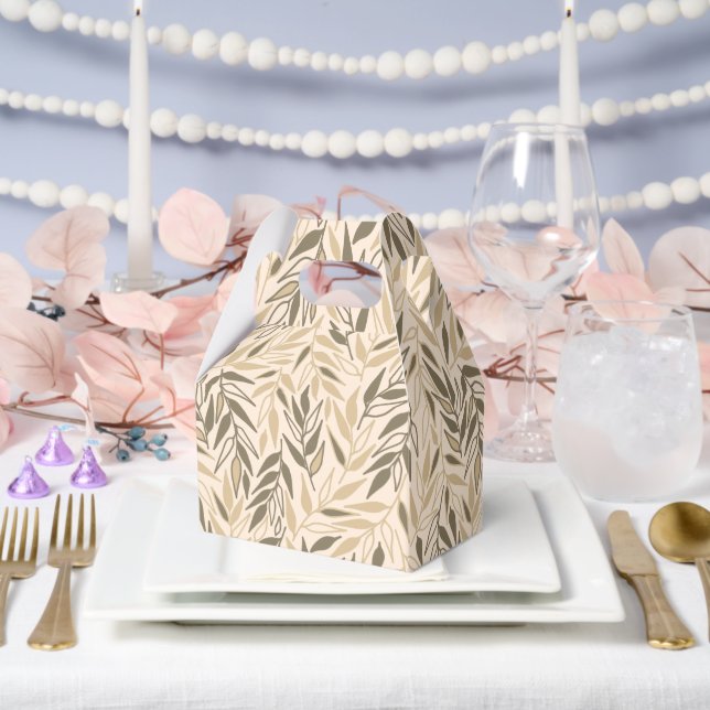 Zehn Blätter. Geschenkschachtel (Hochzeit)