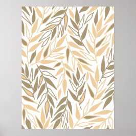 Zehn Blätter. Poster