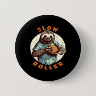 Zehn Button Bowlers Men Womens Sloth Slow Roller F