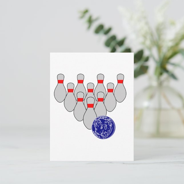Zehn Button Bowling Einladungen (Von Creator hochgeladen)