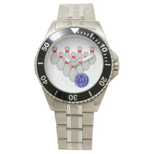 Zehn Button Bowling Watch Armbanduhr