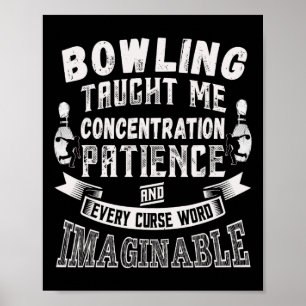 Zehn Button lehrte mich jeden Fluch Wort Männer Fr Poster